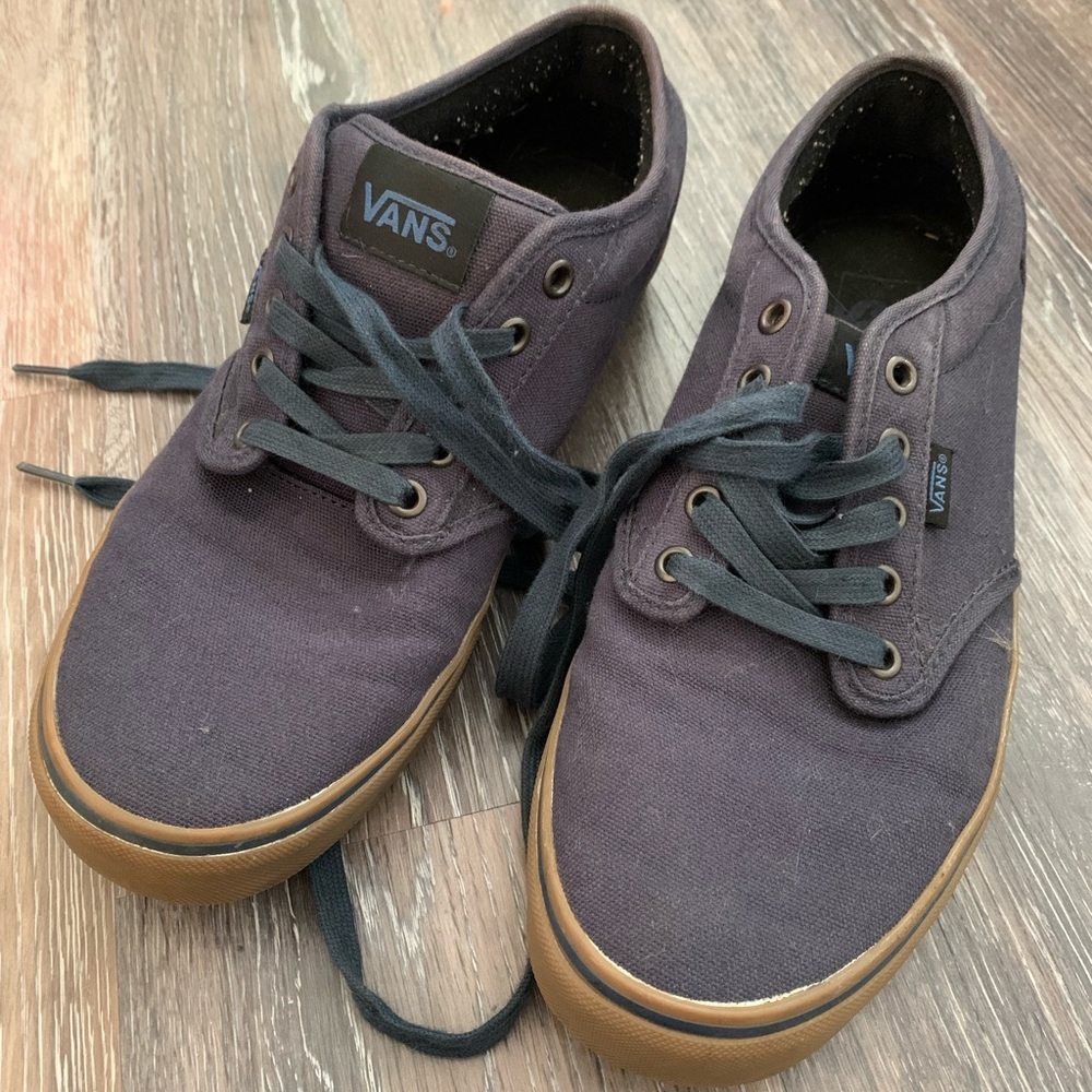 Vans navy blue canvas sneakers men’s